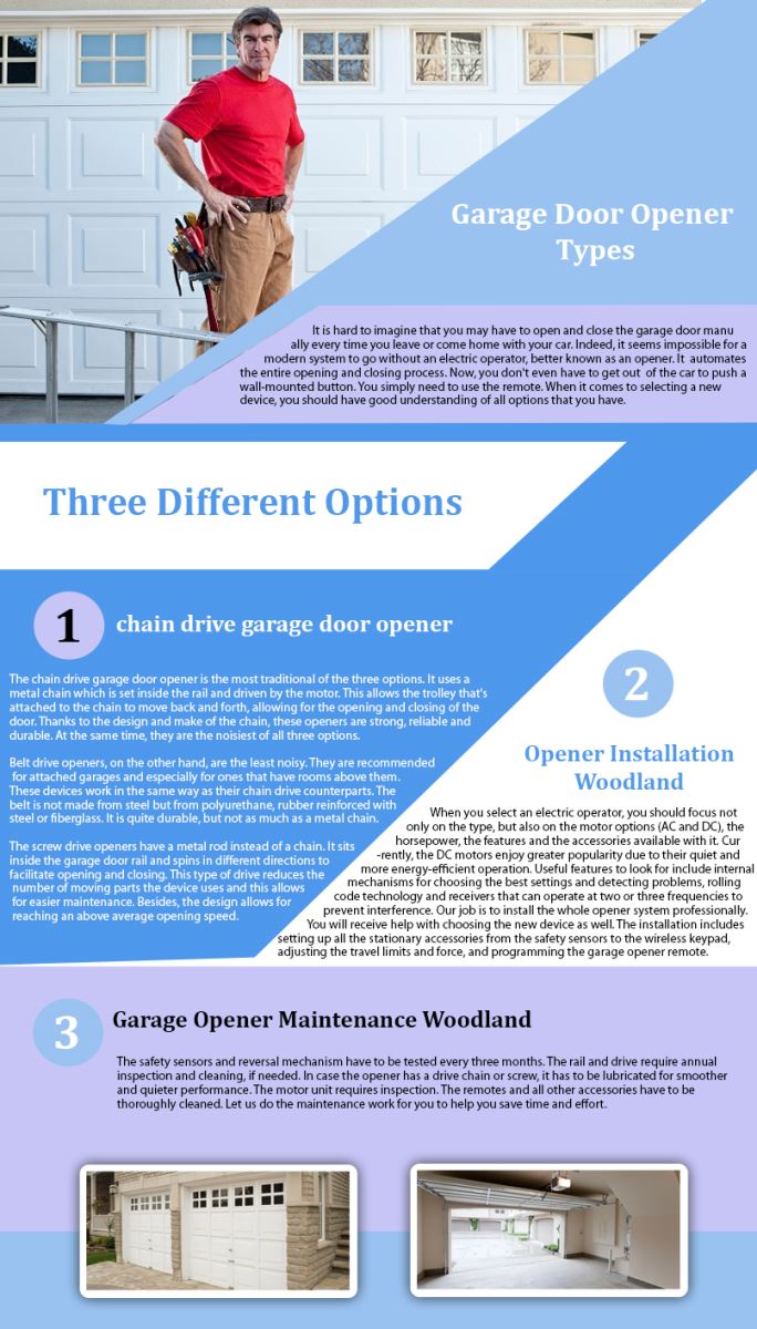 Garage Door Repair Woodland Infographic